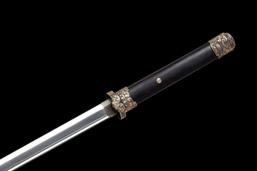 【雲龍唐刀】古兵器 武具 刀装具 日本刀　模造刀 居合刀 武士道 鑑賞用 美術刀