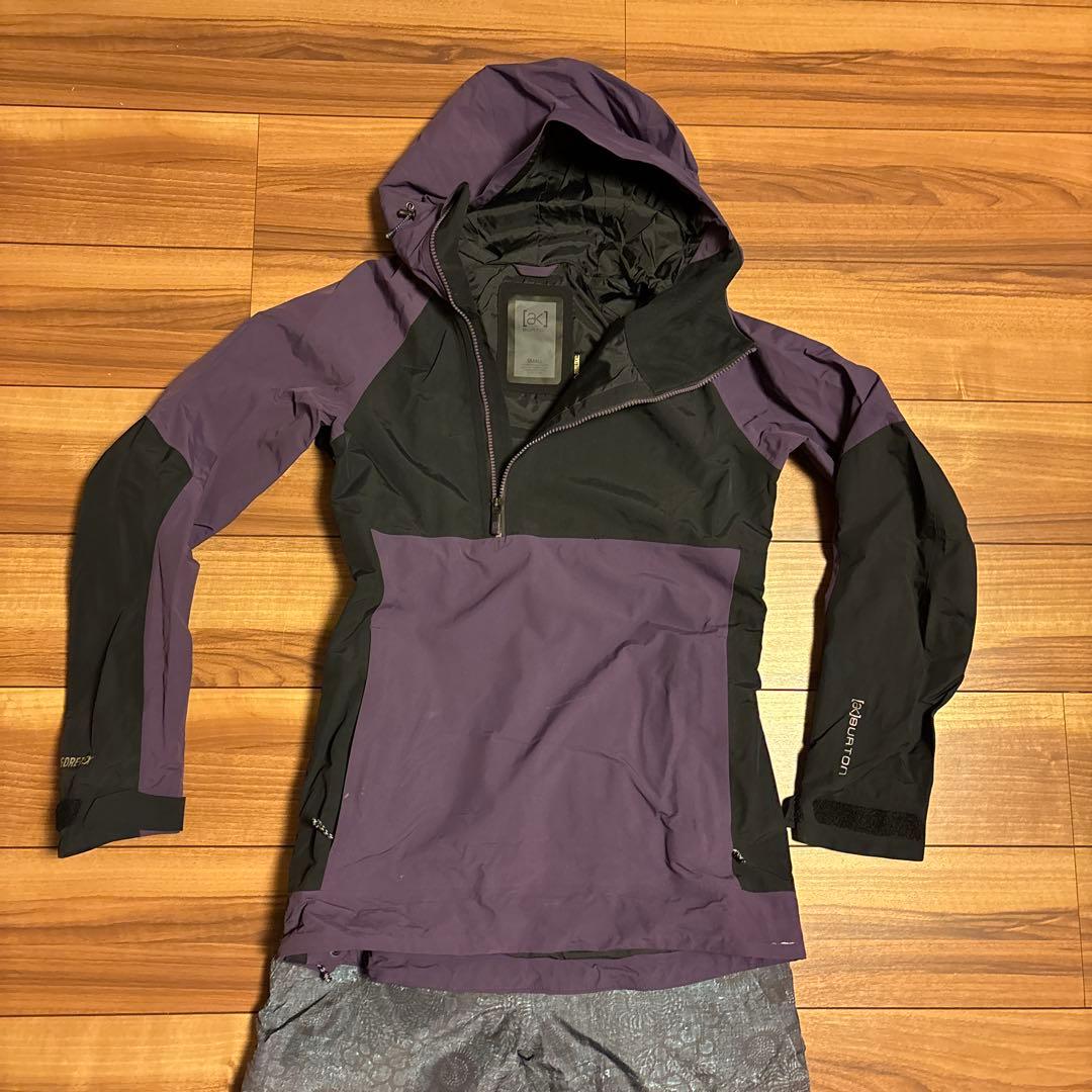 wknaaa　バートン　BURTON AK 上下　レディース紫　上S下XS