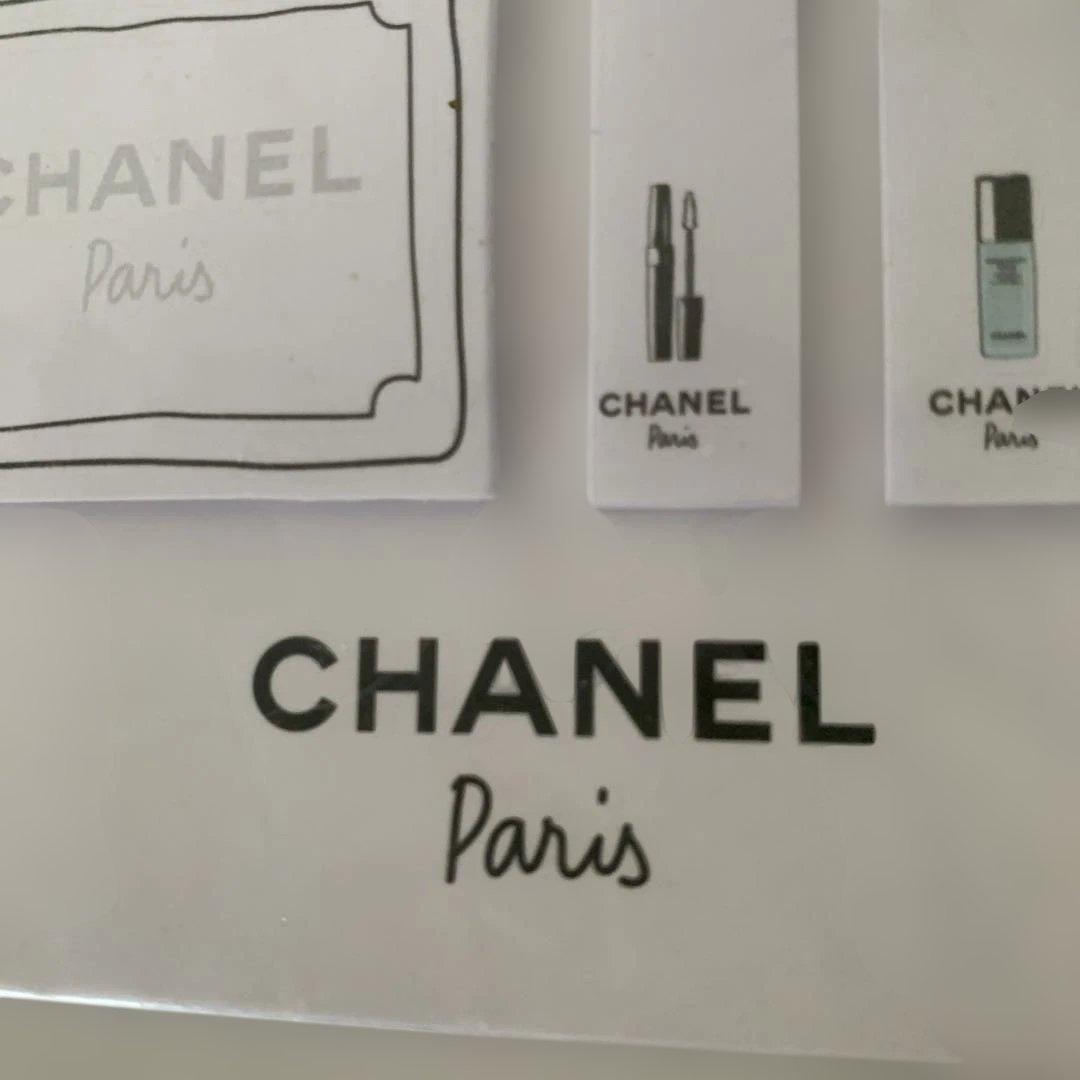 CHANEL イラスト付きメモ帳セット