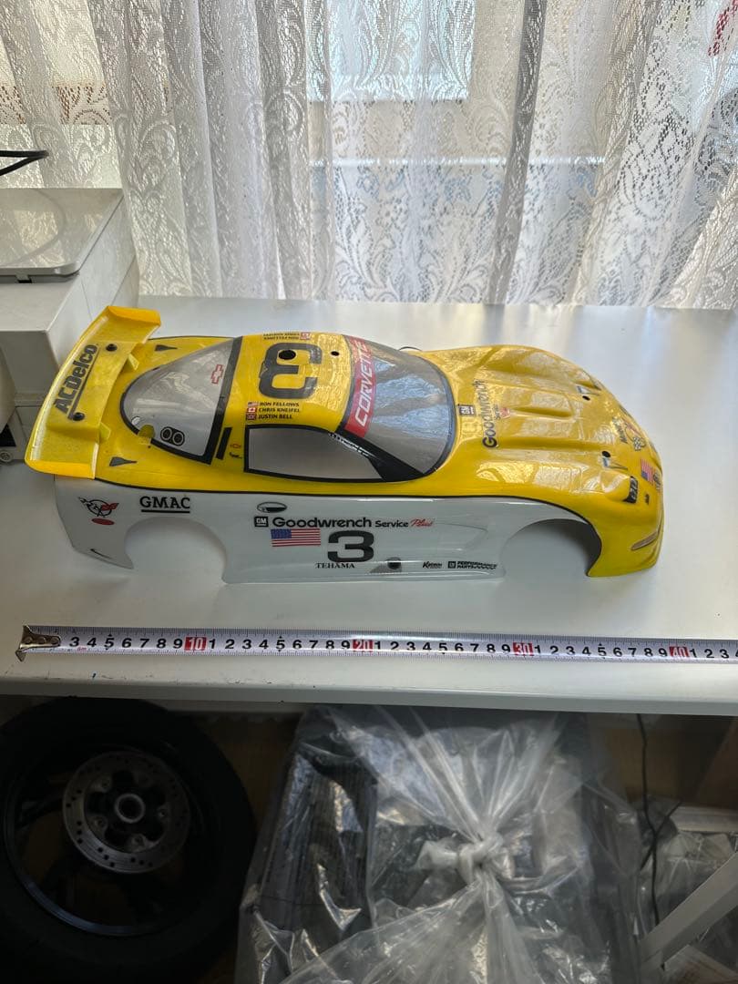 Corvette ボディ Goodwrench イエロー 約30cm