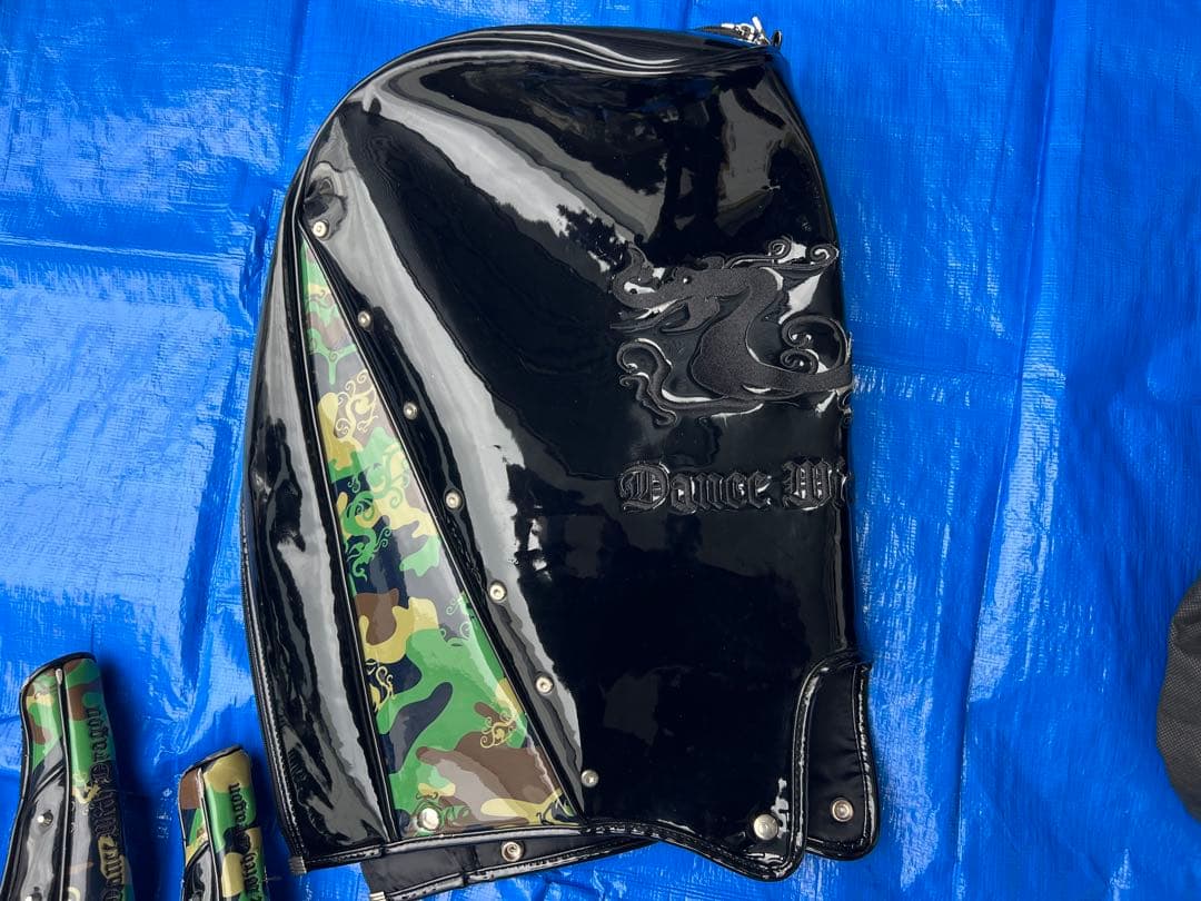 ダンスウィズドラゴン　カモフラキャディバッグ