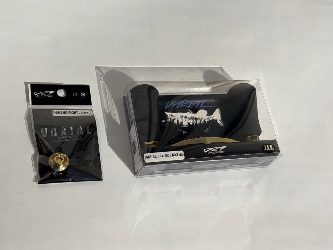 DRTバリアルハンドル100 GOLD mk3rim センターナット付きシマノ右