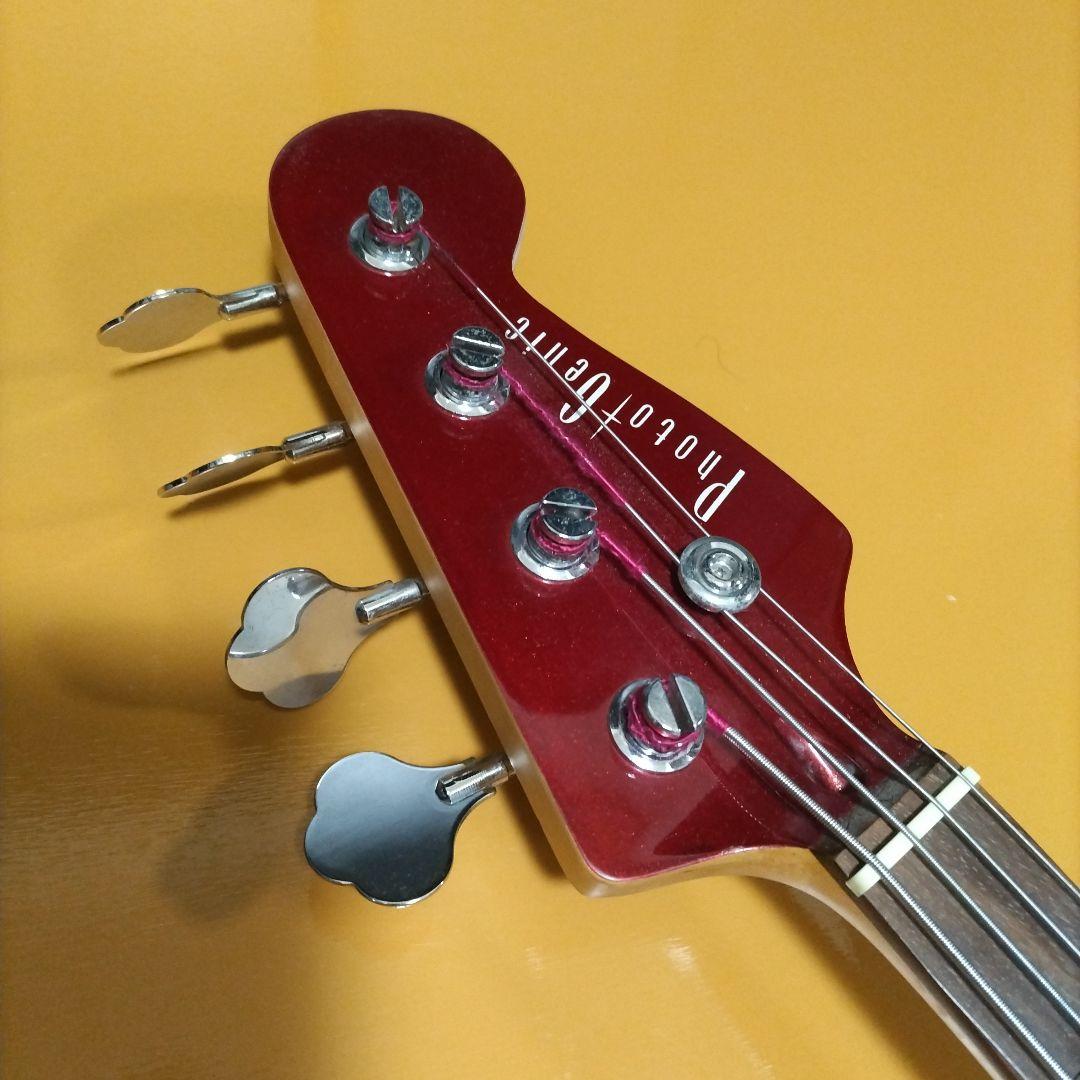 Pnoto Gaanic ジャズベース メタリックレッド