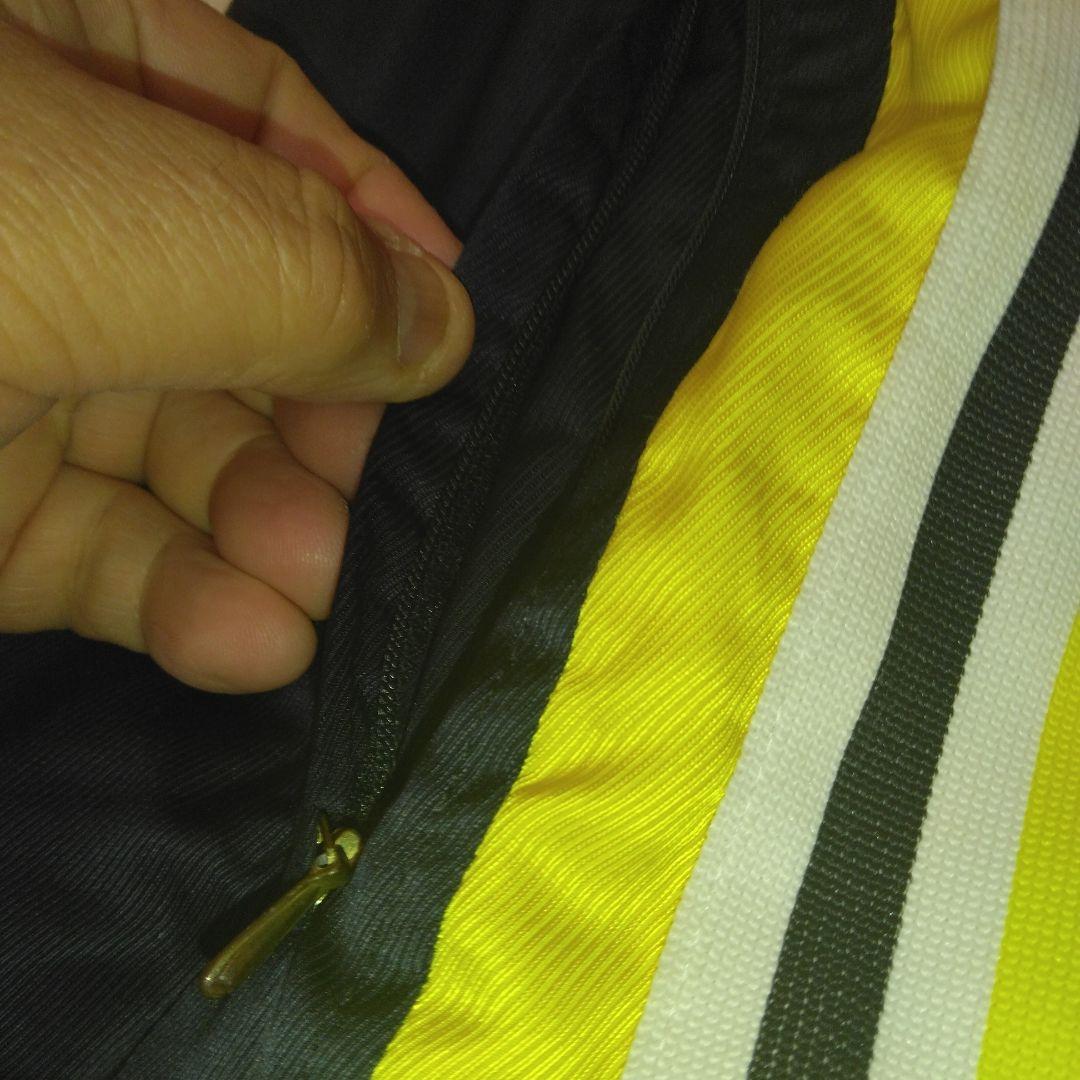 Vintage-adidasウィンドブレーカー 上下セット:2L:黒/黄/白