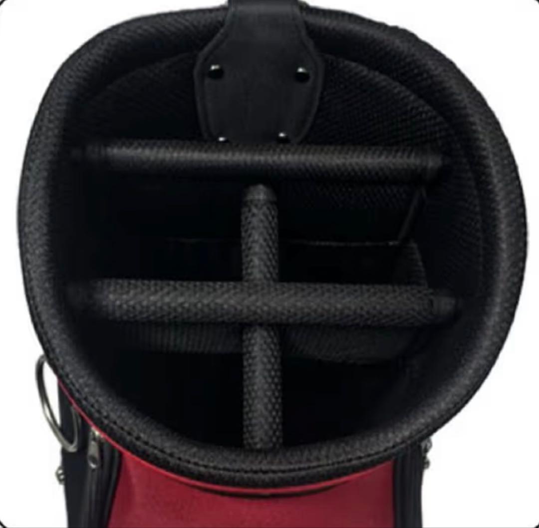 新品未使用　テーラーメイド　キャディバッグ　軽量　ブラック&レッド