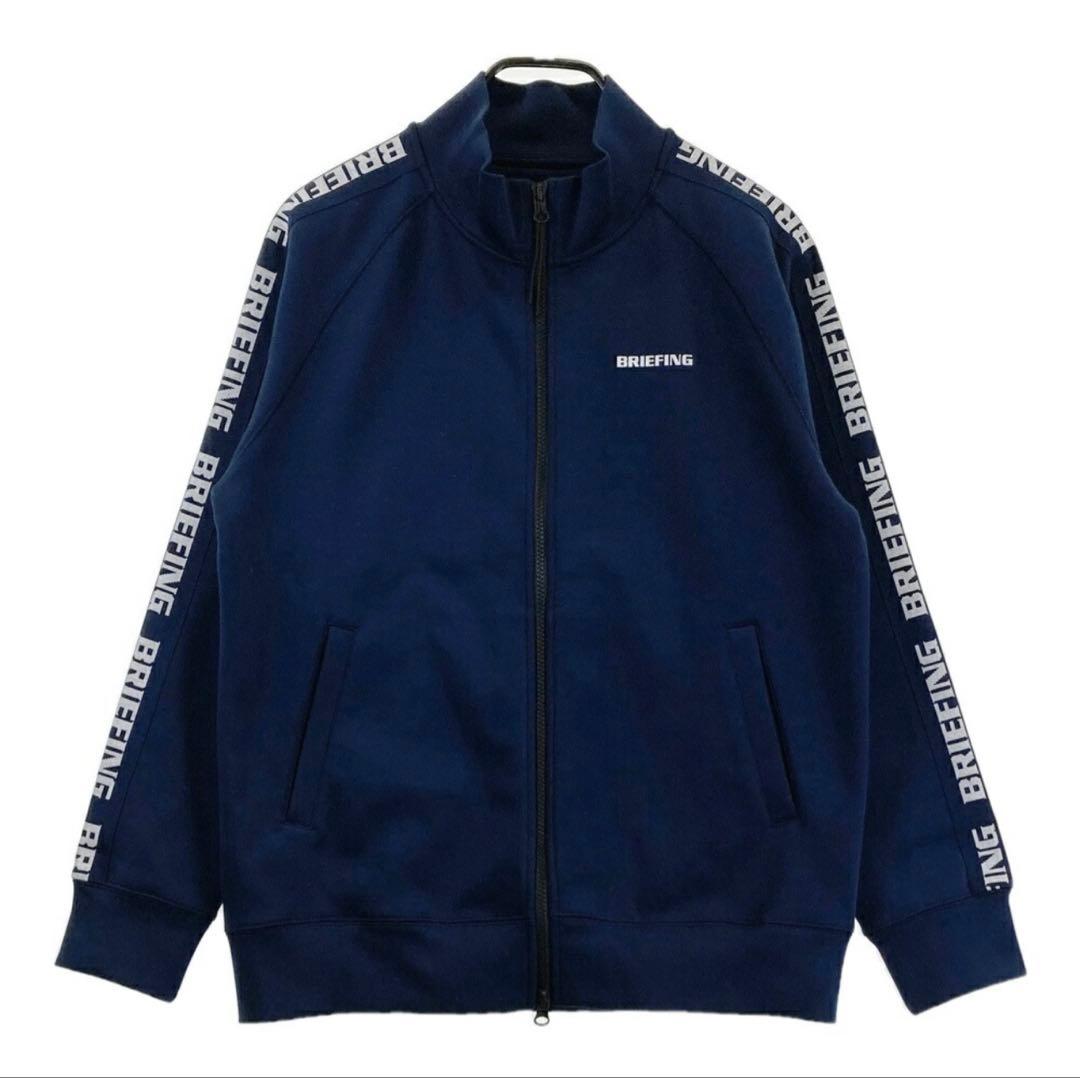 BRIEFINGゴルフ （M）ウォームサイドロゴラインブルゾンネイビー新品未使用