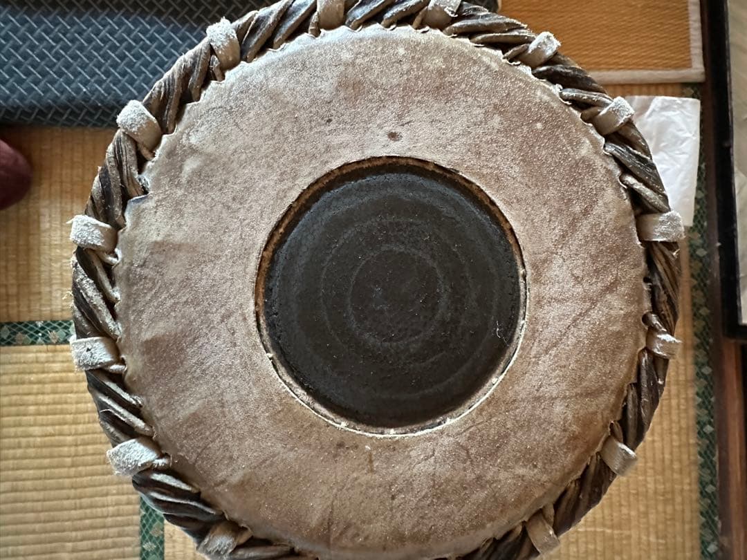 美品　ムリダンガム　Mridangam 民族　太鼓　タブラ　シタール　インド楽器