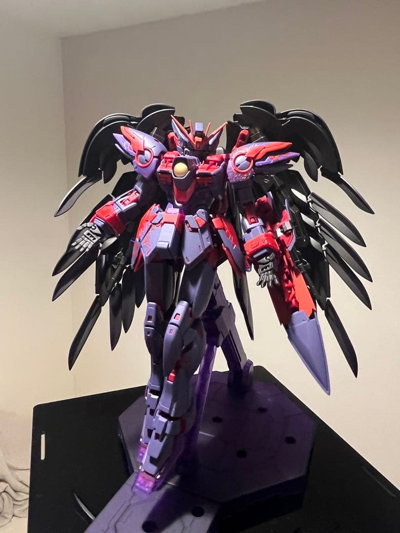 MGウイングガンダムゼロ&ガンダムエピオン　クロスコントラスト　全塗装