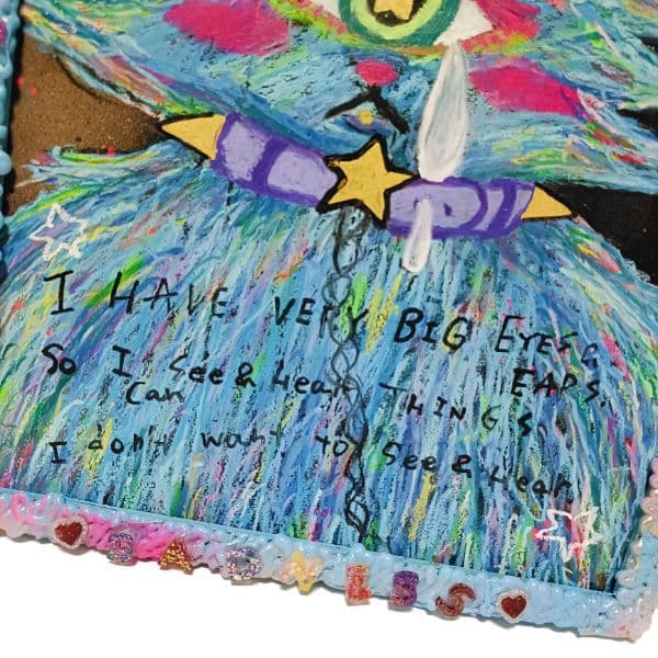 【一点物アート】SADNESS-嘆きのうさぎ-【A3サイズ. 現代アート