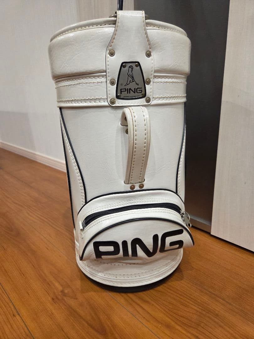 最終値下げヴィンテージPING ゴルフバッグ ホワイト