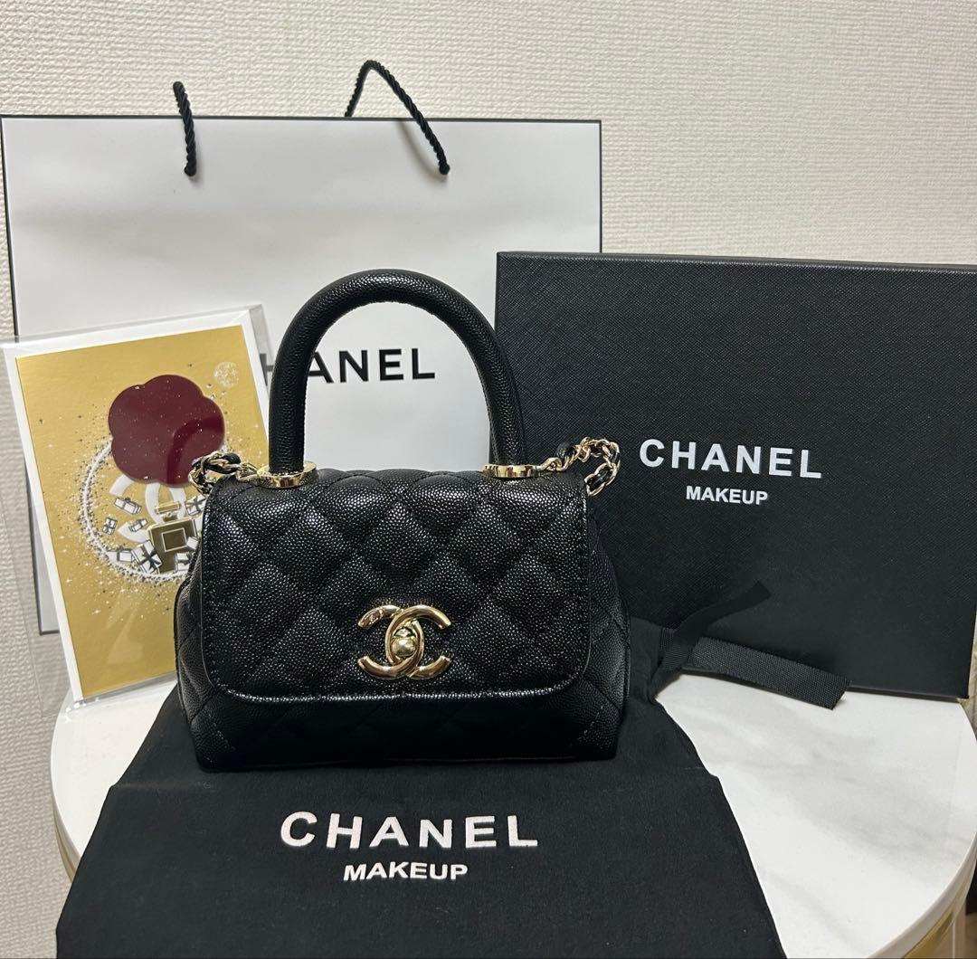 CHANEL(シャネル)ノベルティ ミニショルダーバッグ 箱 保存袋 カード付き