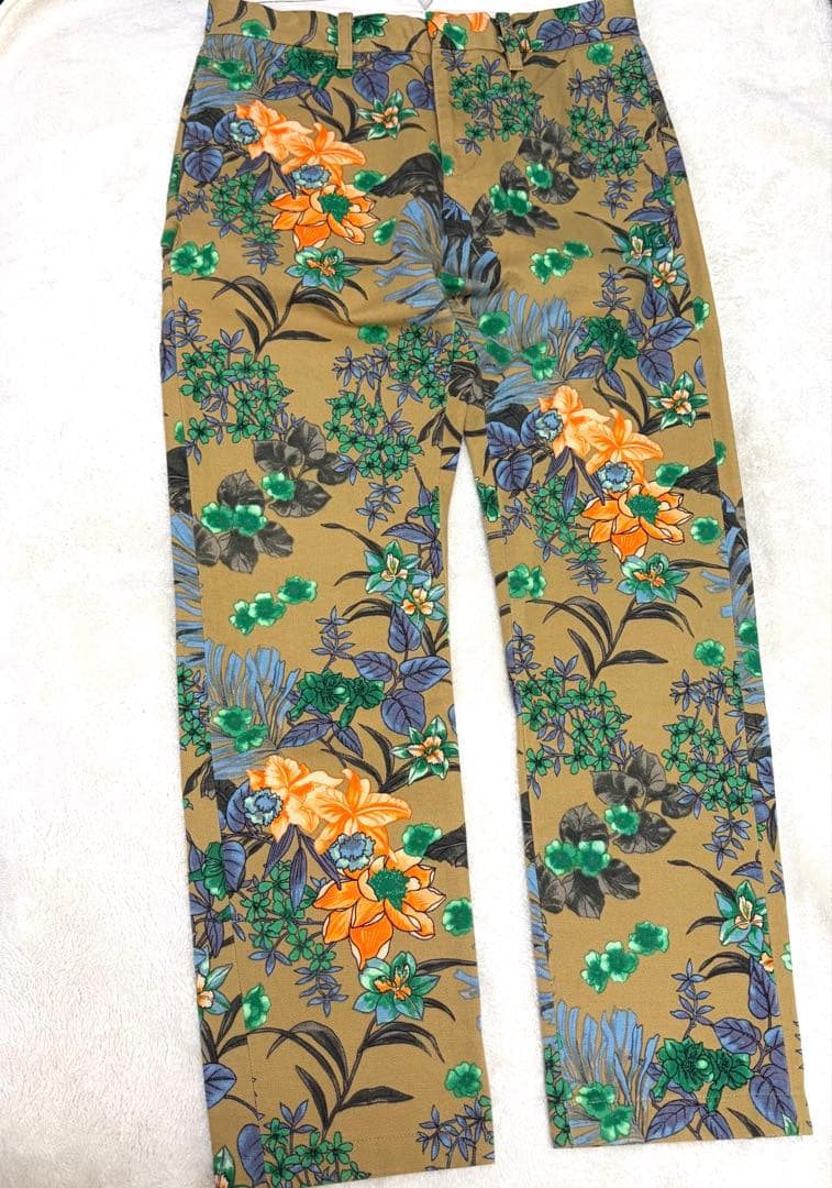 PEARLY GATESパーリーゲイツ　ボタニカル花柄　コットン　S 春ゴルフ