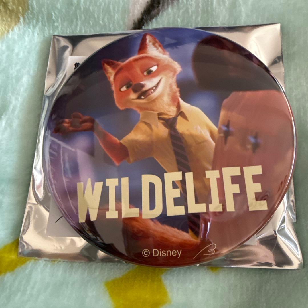 ニック・ワイルド スタンド付き缶バッジセット