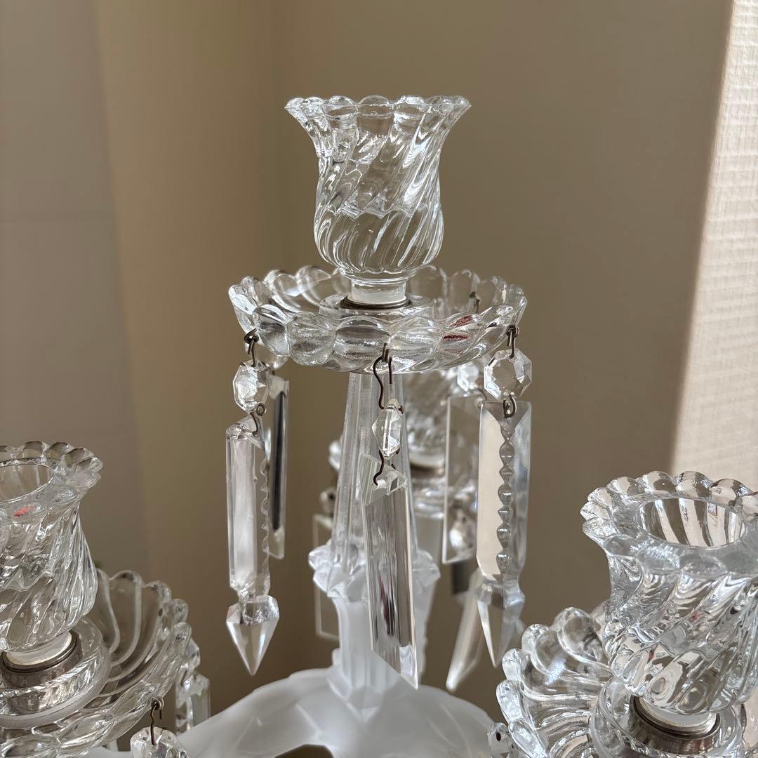 Baccaratバカラ　アンティーク キャンドルスタンド4灯