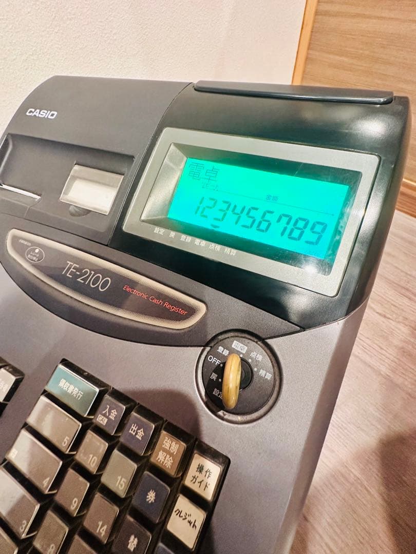 CASIO カシオ レジスター TE-2100 動作品