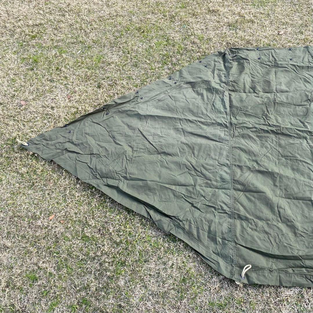 USパップテントハーフ　ハーフ　アメリカ軍　米軍　軍幕 ハーフシェルター１枚