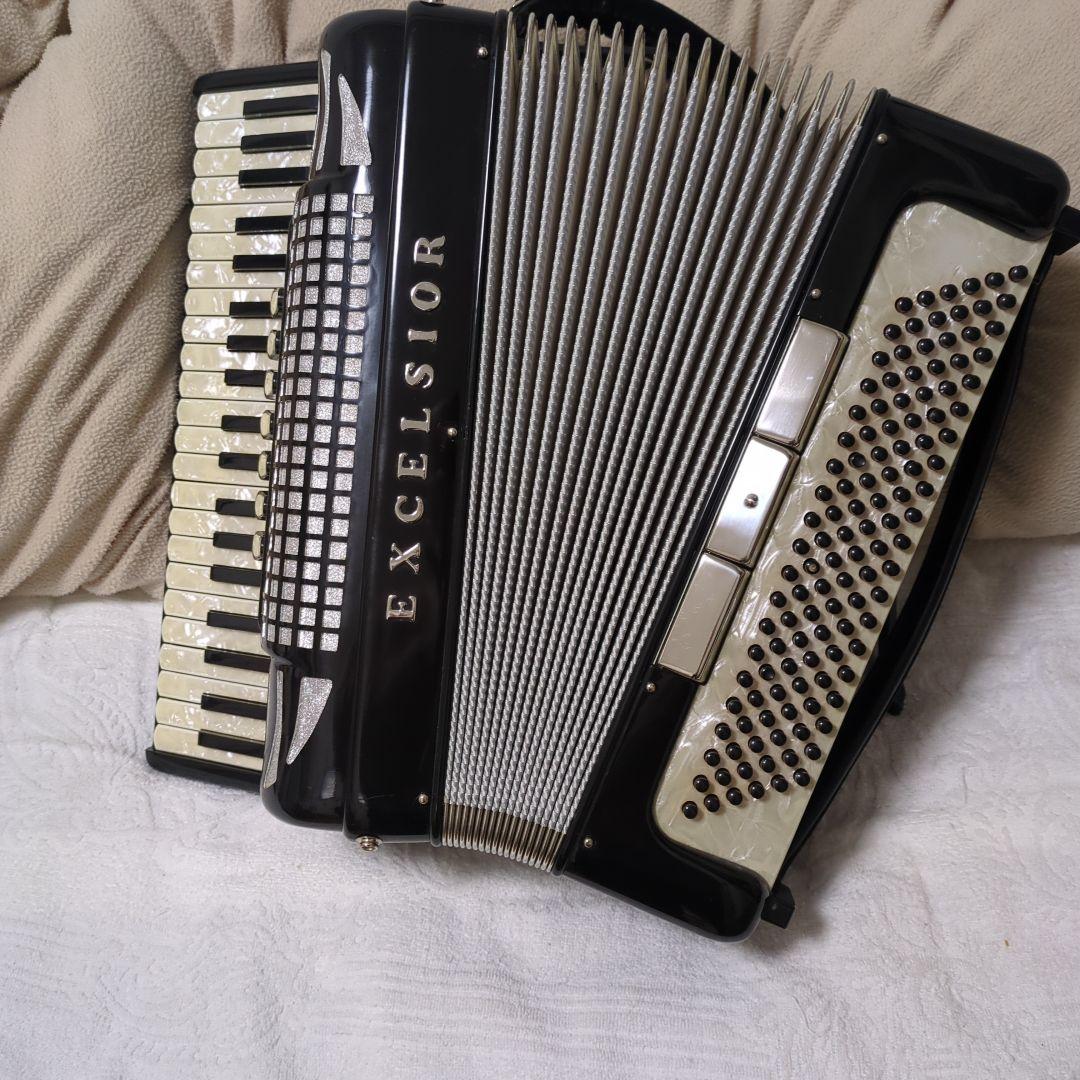 本日22時終了EXCELSIOR308アコーディオンソフトケース付