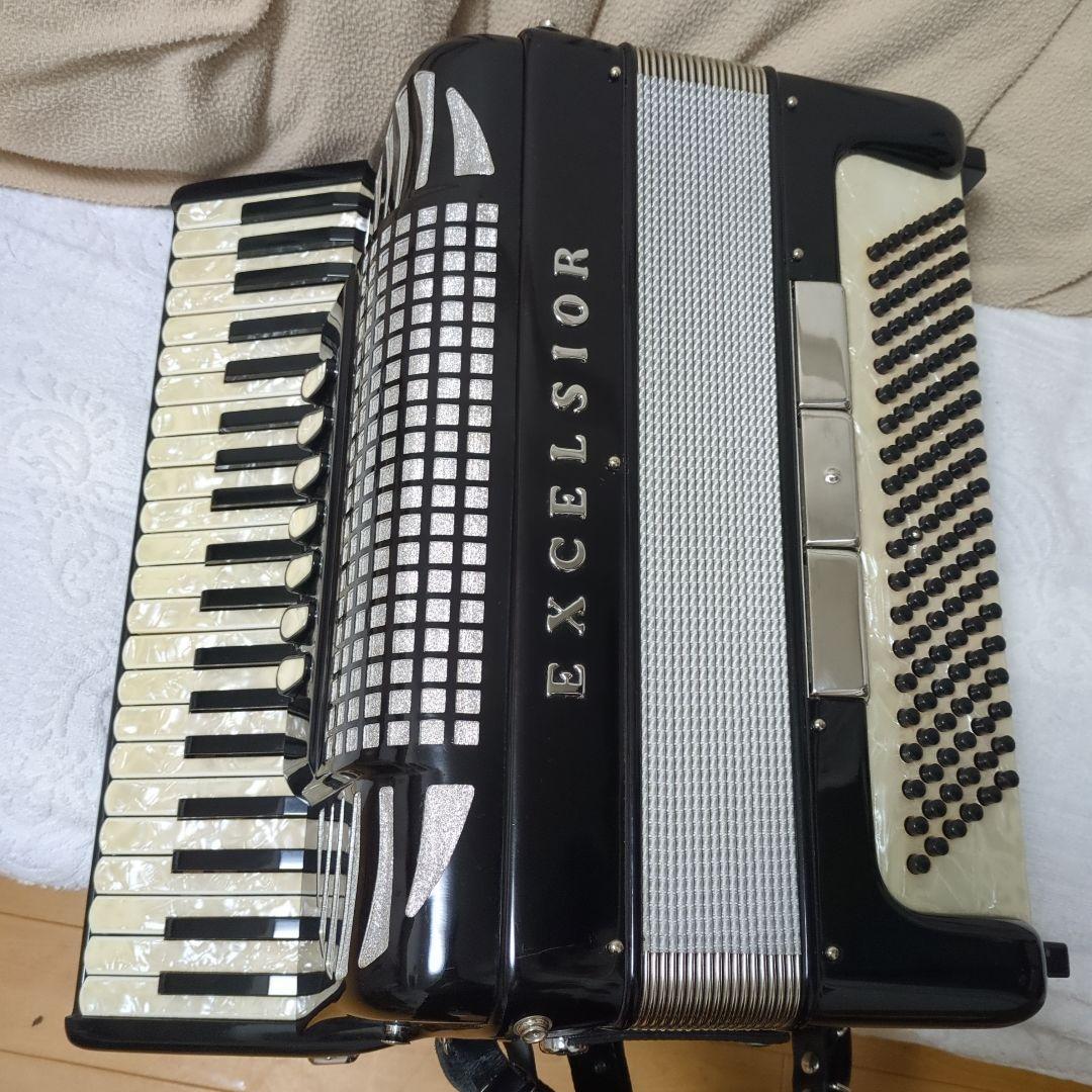 本日22時終了EXCELSIOR308アコーディオンソフトケース付
