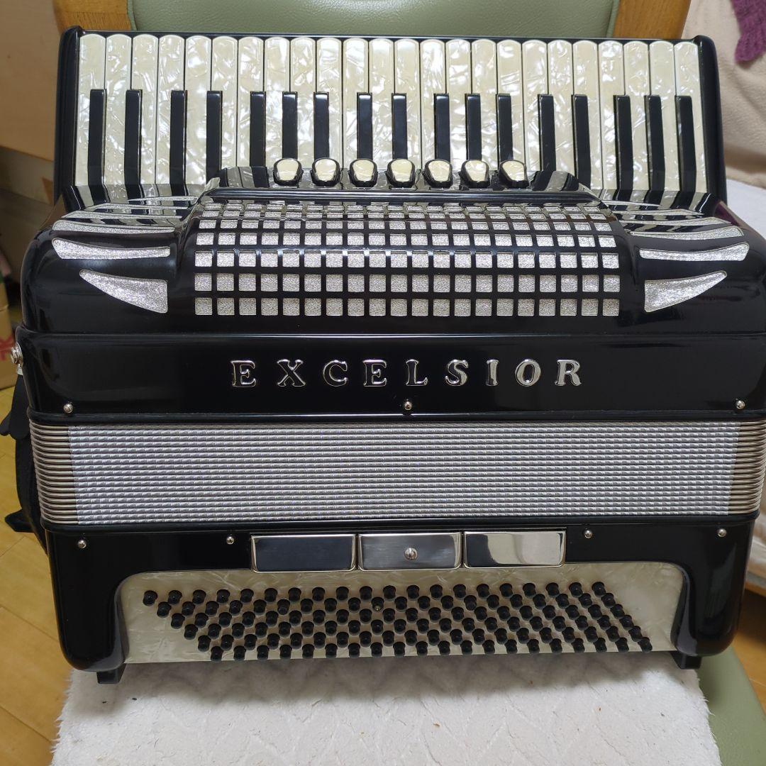 本日22時終了EXCELSIOR308アコーディオンソフトケース付