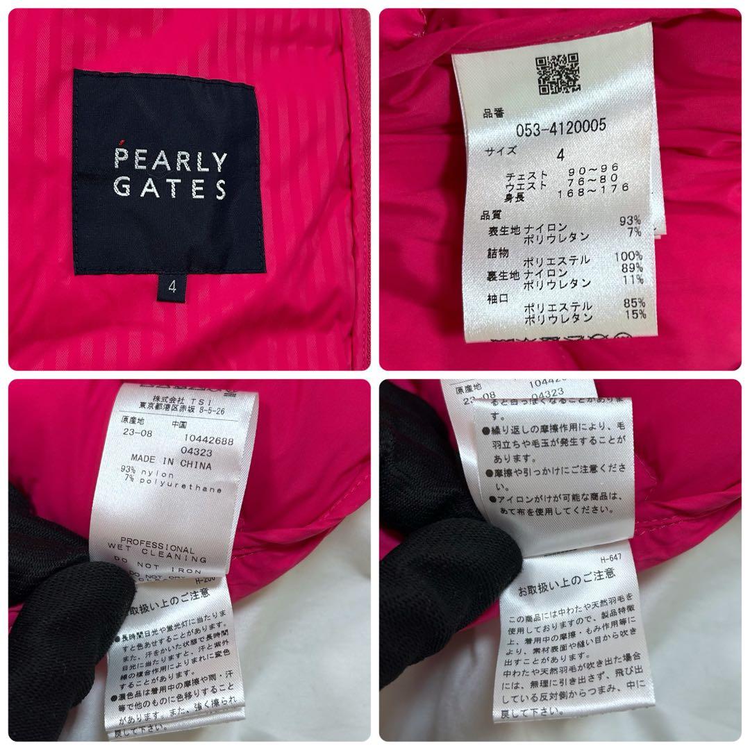 美品 PEARLY GATES パーリーゲイツ 中綿ブルゾン ゴルフウェア 4