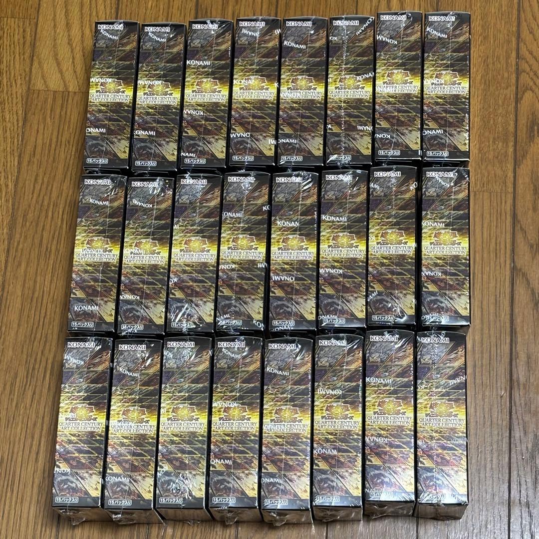 遊戯王 クォーターセンチュリーアートコレクション シュリンク付き 24BOX
