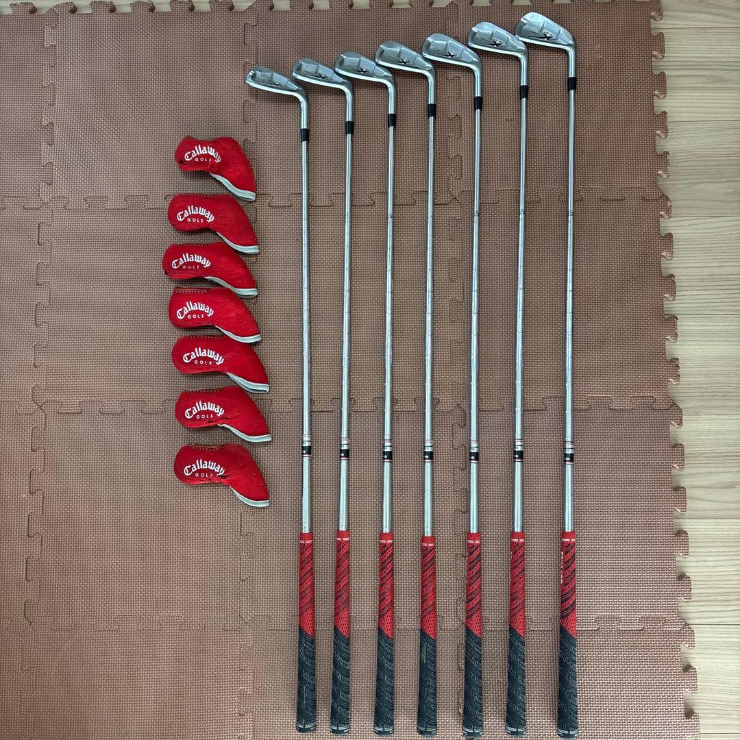 キャロウェイFORGEDアイアン7本セット(カバー付き)