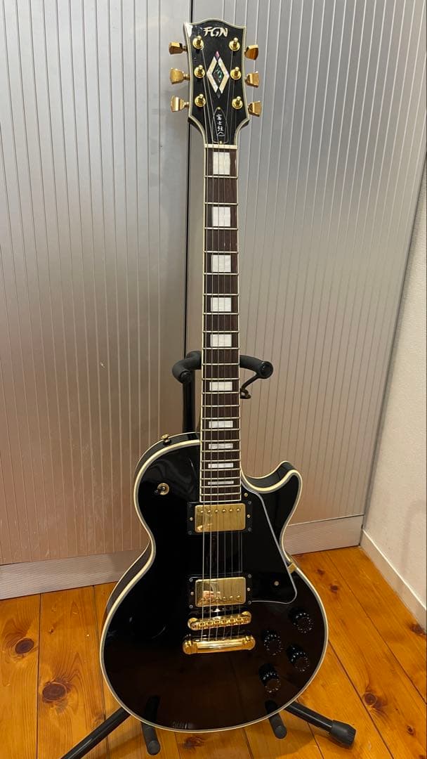 美品　フジゲン　NLC10RMP-BK/02　レスポールタイプ