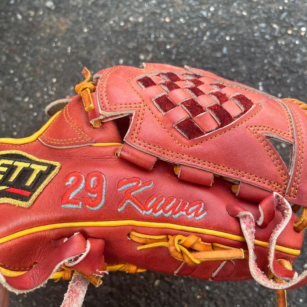 プロ実使用ZETT プロステイタス 硬式グローブ