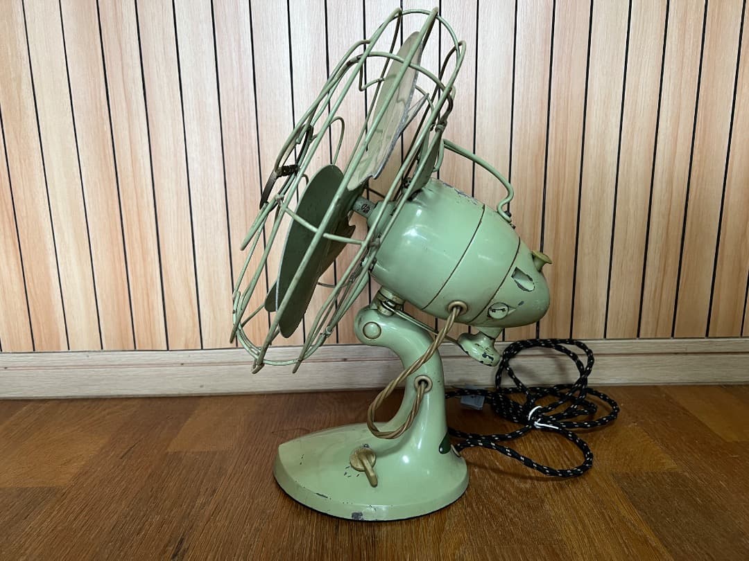 卓上レトロ扇風機　　日立 M-6032　通電確認済み