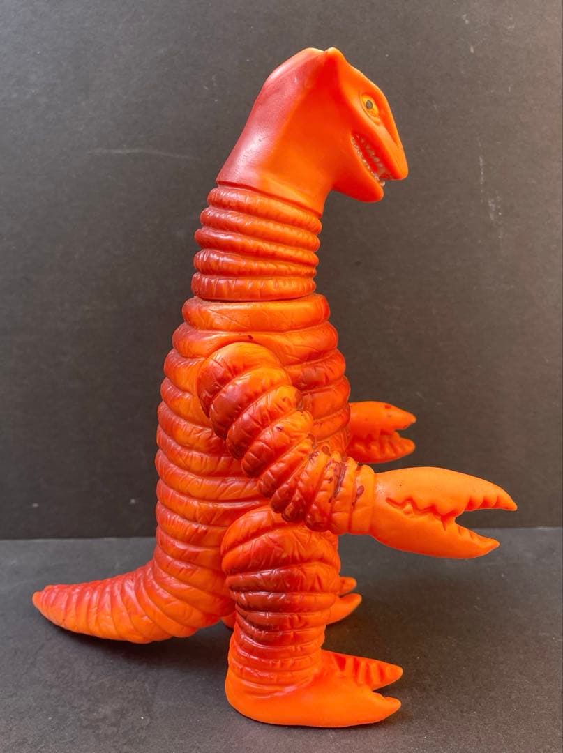 ブルマァク　帰マン　サドラー　 オレンジ成型　ソフビ　公開当時　工場流出品