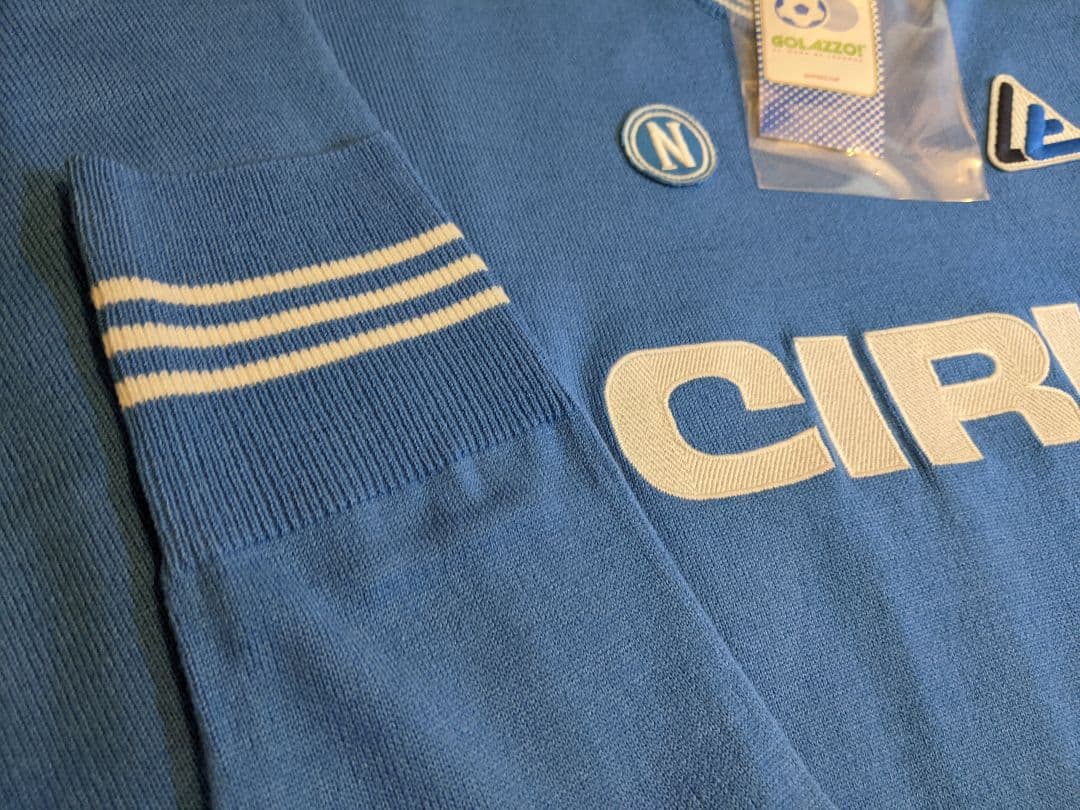 ナポリ 84/85 ホーム 長袖 復刻版 マラドーナ#10