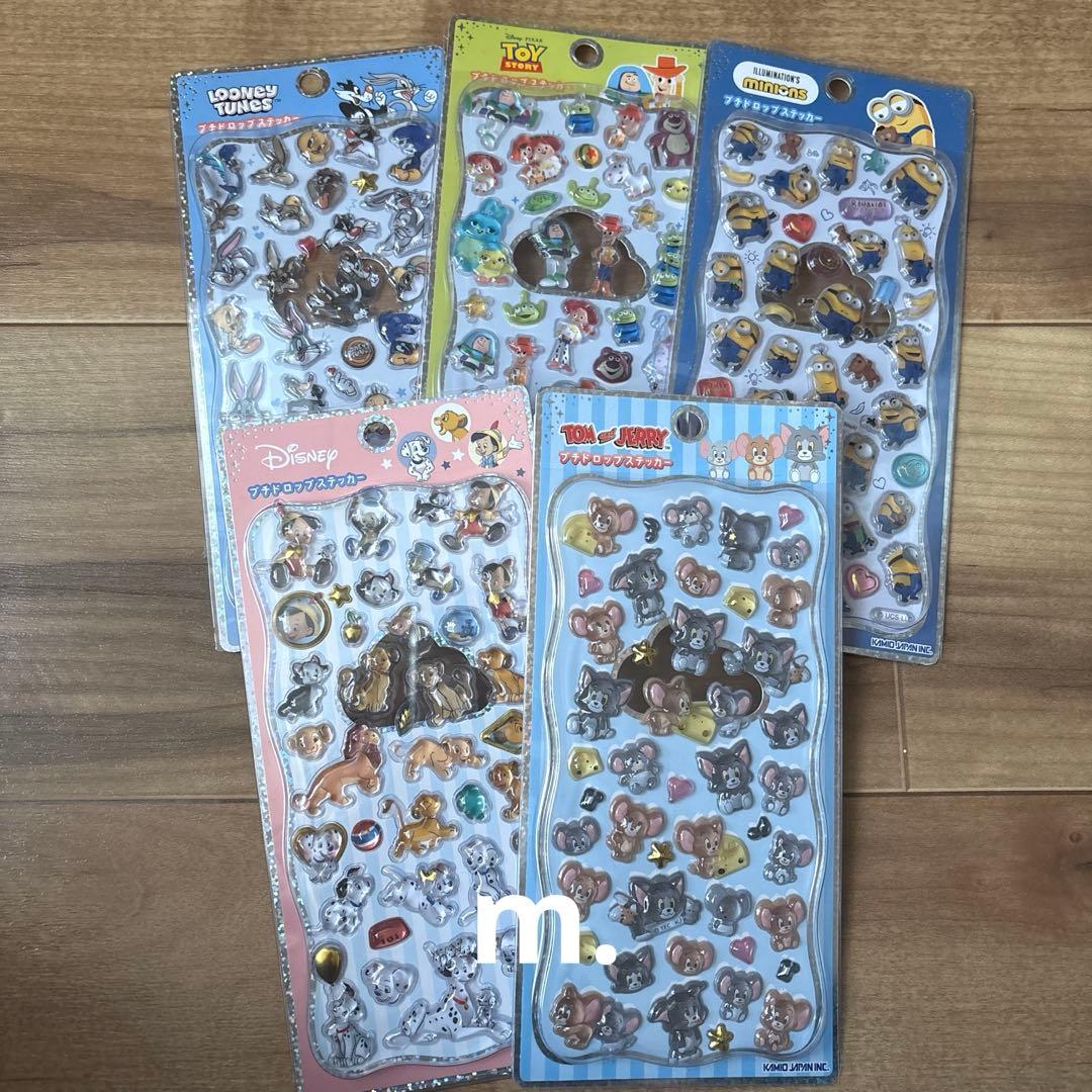 トイストーリー　ミニオン　トムジェリ　ディズニー　プチドロ