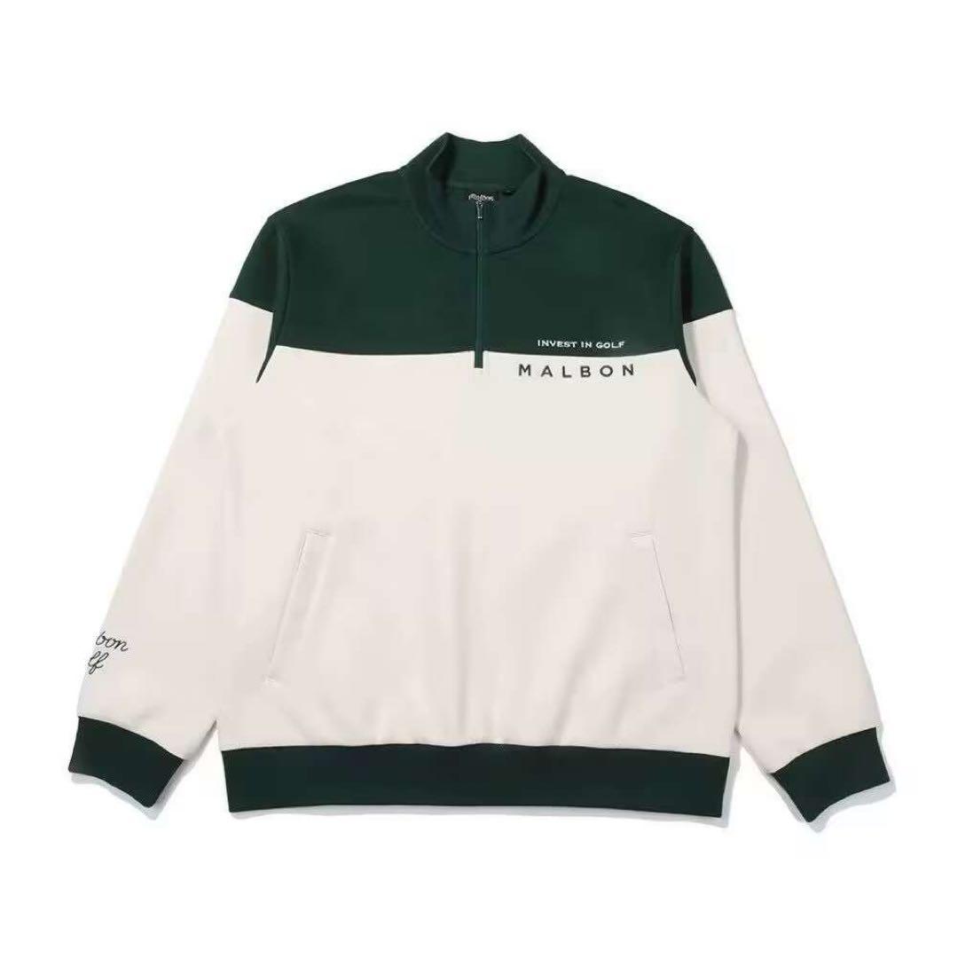 マルボンゴルフ メンズ トップス ハーフジップ ブルゾン トレーナー春秋