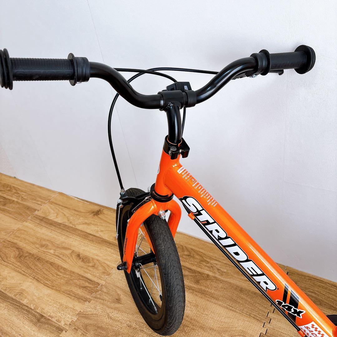 【美品　動作良好】ストライダー14X 子供用自転車 オレンジ　キックバイク