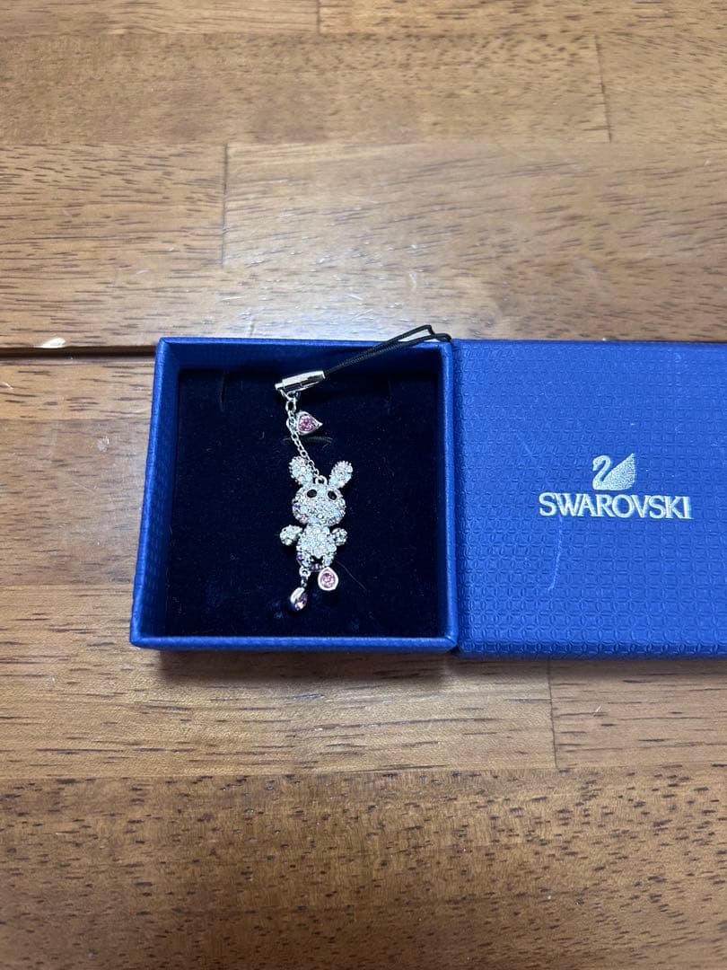 Swarovski ウサギ ストラップ 専用ボックス付き