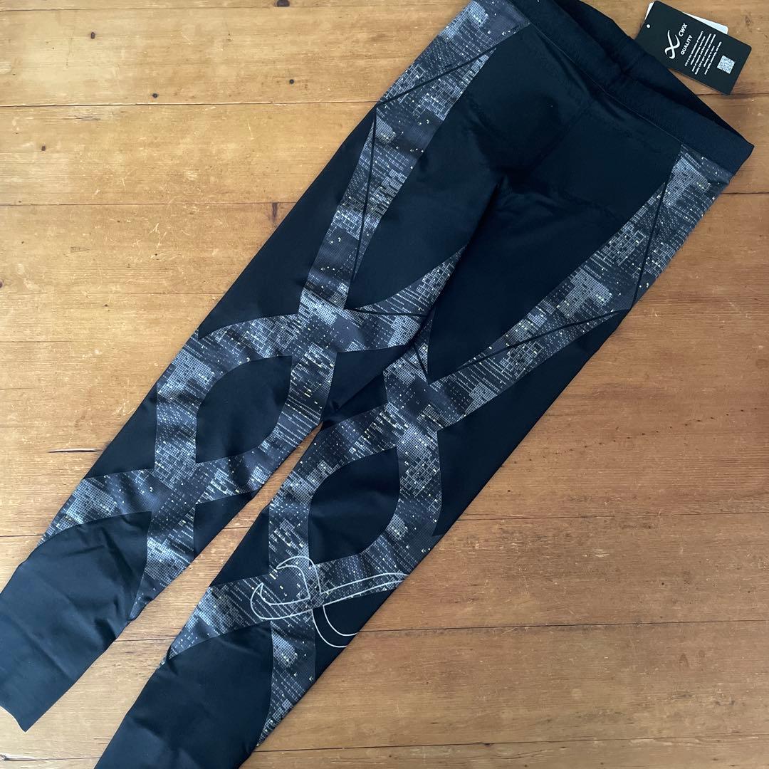 CW-X 女性用 Mサイズ タイツ 黒/グレー