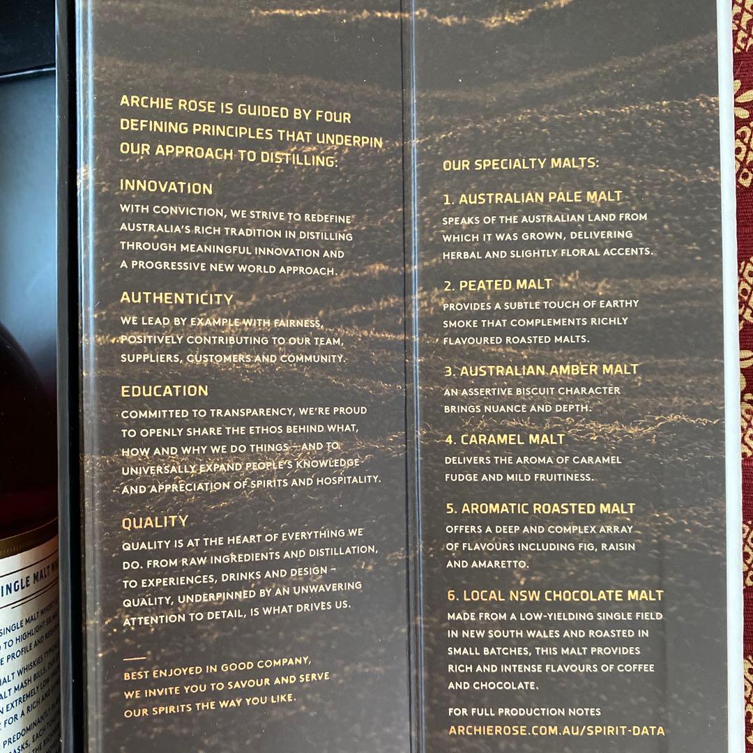 オーストラリア産シングルモルトウィスキー700ml