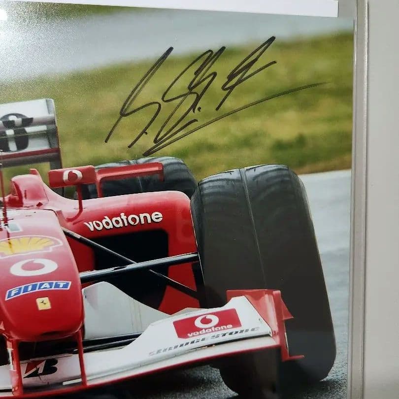 ミハエル・シューマッハ　F1　　　　サイン入りフォト　証明書付き