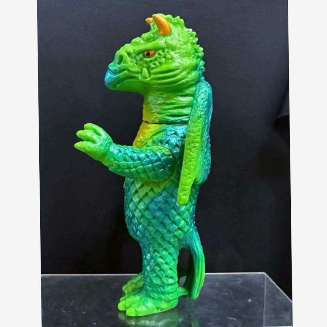 希少！■ ブルマァク ヒドラ 復刻 ソフビ グリーン