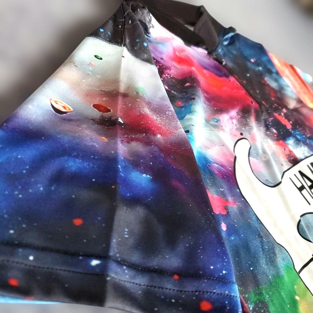 ✨新品✨ハンマー　【M】　宇宙　カラフル　ボウリングウェア