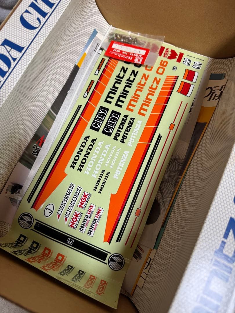 デッドストック　京商ミニッツ　ホンダシティ　未組立　エンジンラジコン