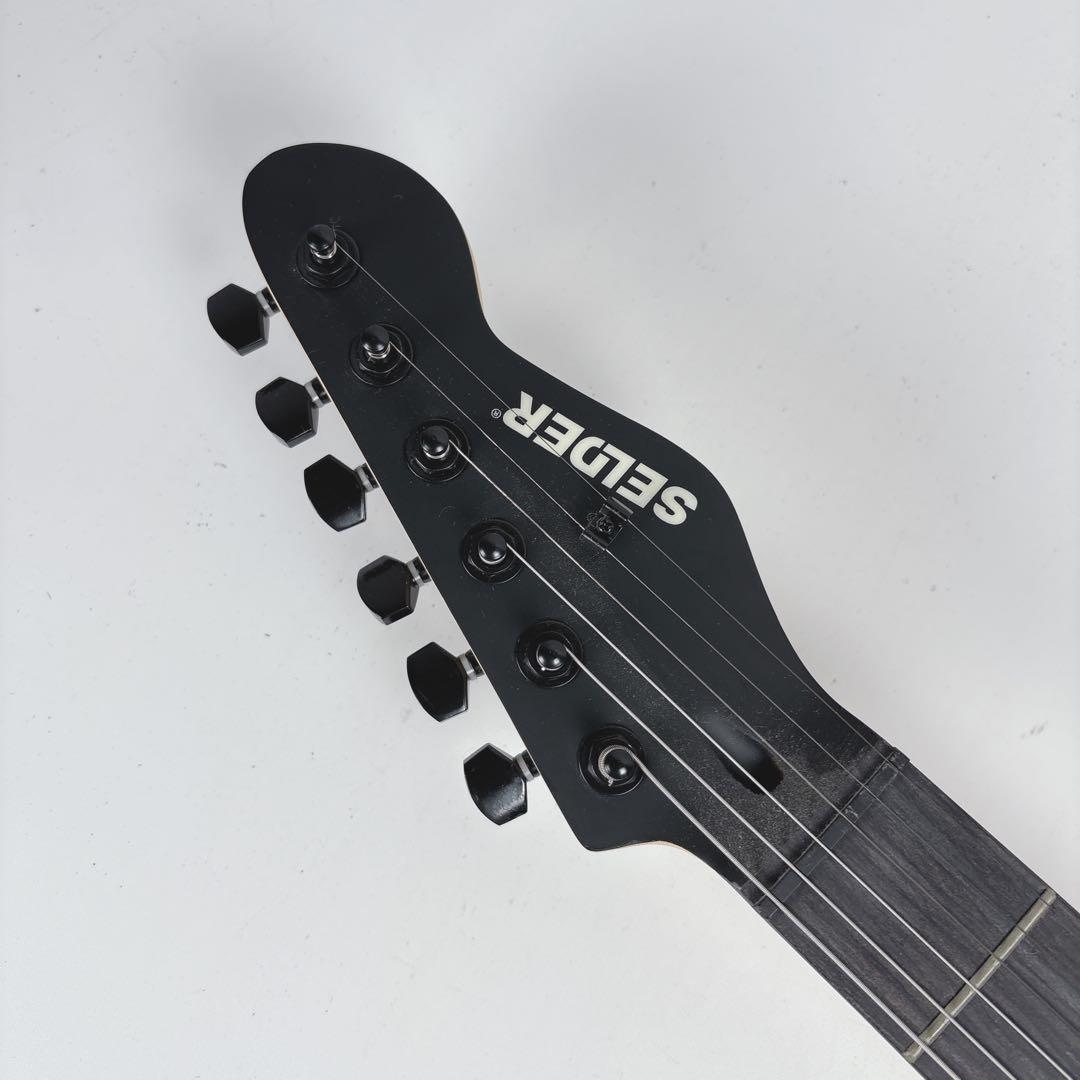 SELDER マッドブラック エレキギター STC-04 ストラトキャスター