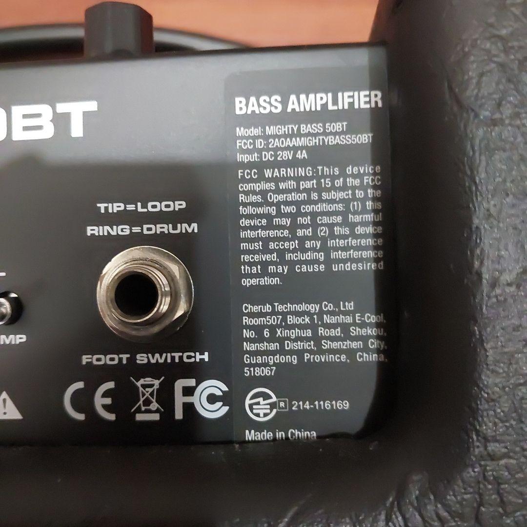 NUX / Mighty Bass 50BT ニューエックス　ベースアンプ