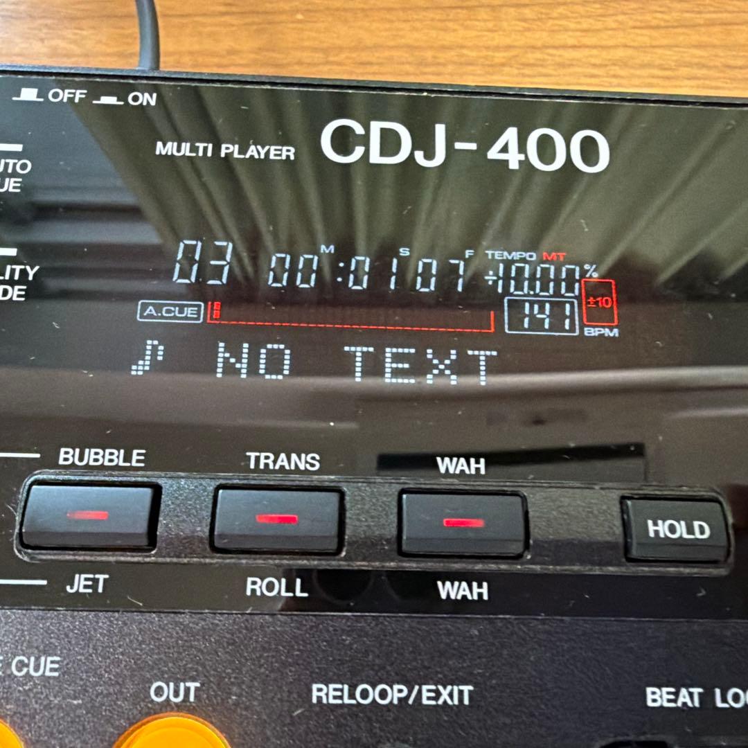Pioneer CDJ-400 2台セット 通電確認済 動作未確認 現状品