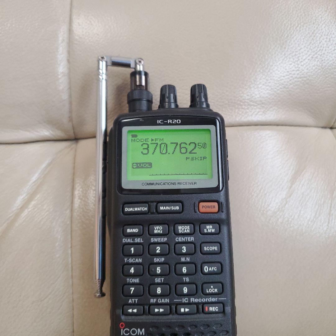 美品 ICOM IC-R20 広帯域受信機