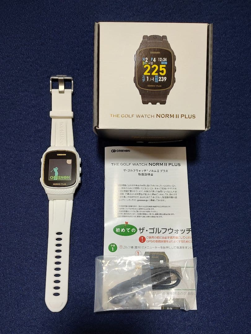 GREENON （グリーンオン）ザ・ゴルフウォッチ ノルム２プラス ホワイト