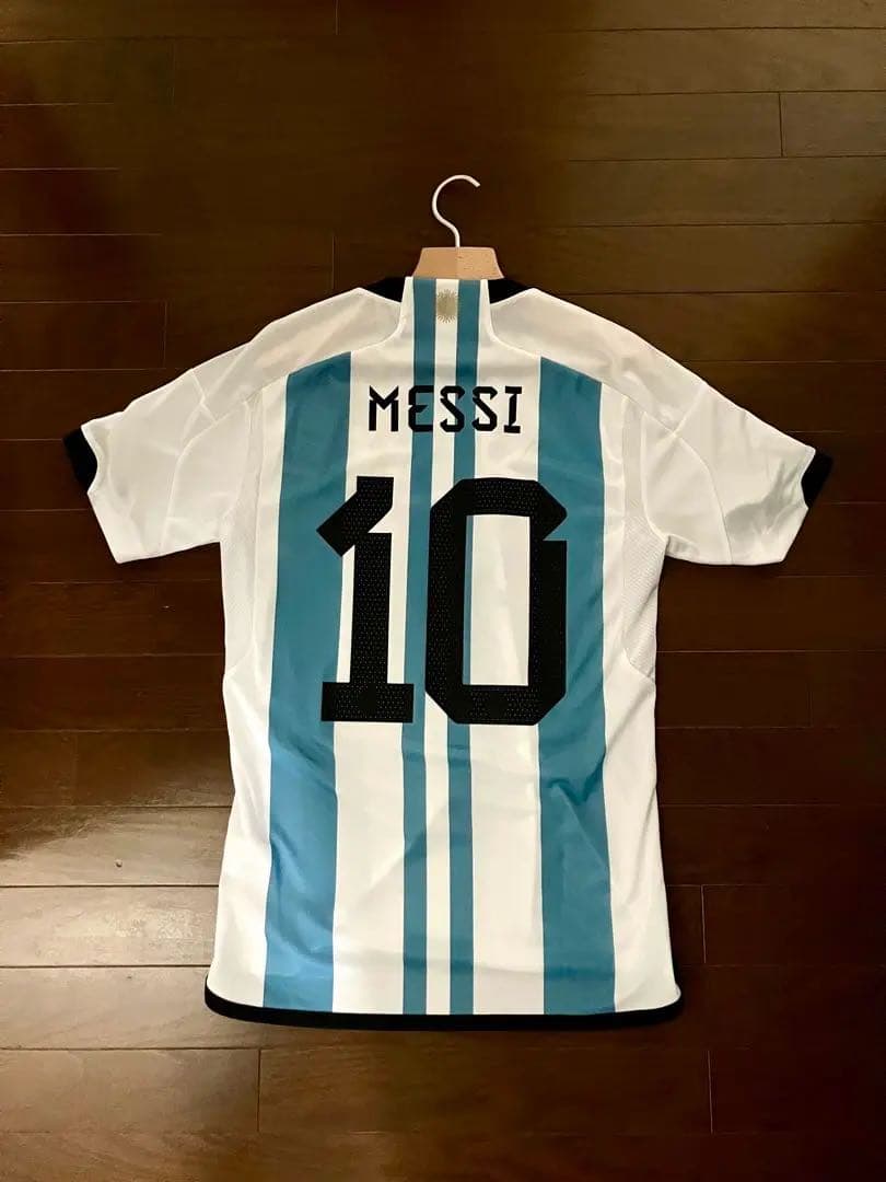 【メッシ アルゼンチン代表 ユニ 10番】W杯パッチ付き 3S 新品タグ付き