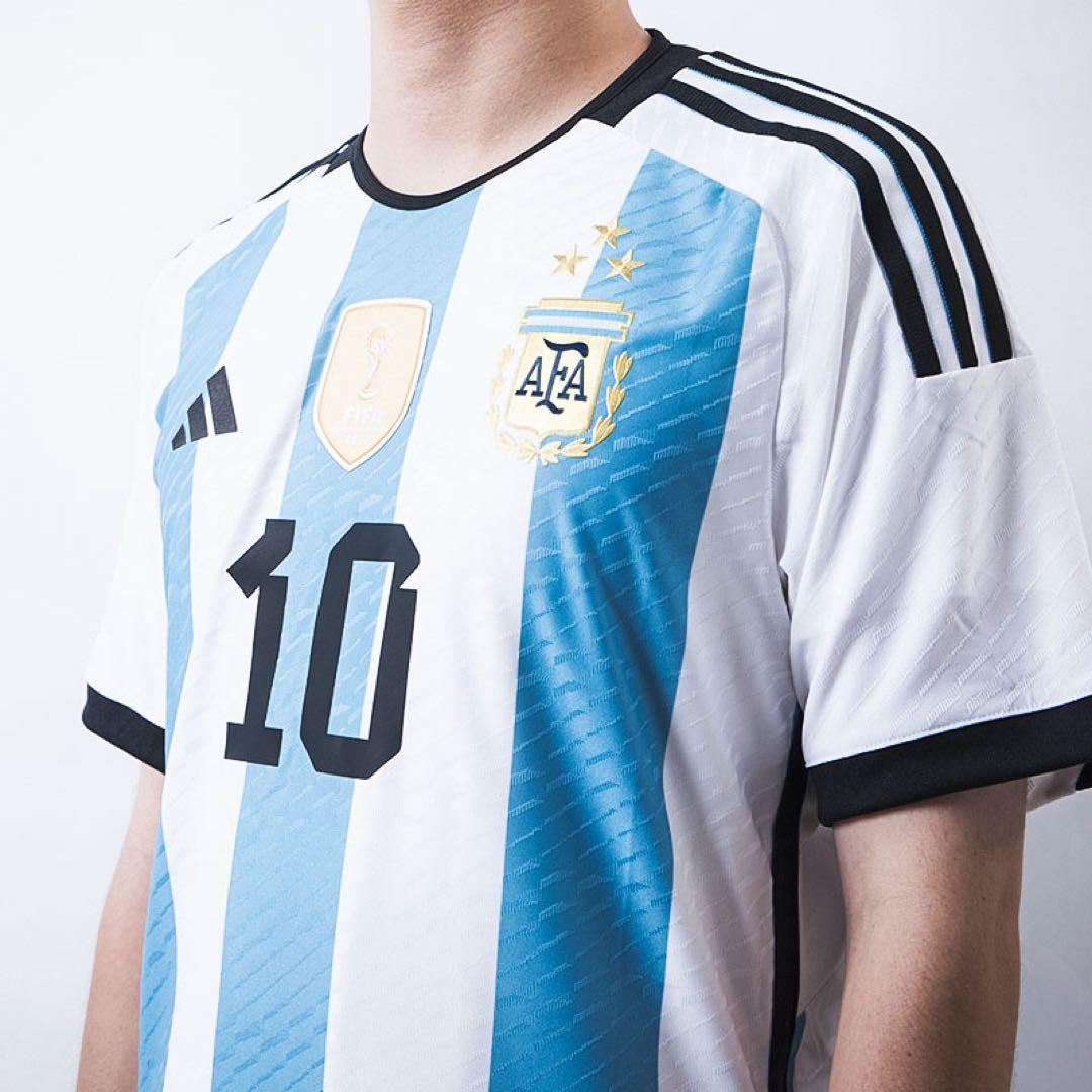 【メッシ アルゼンチン代表 ユニ 10番】W杯パッチ付き 3S 新品タグ付き