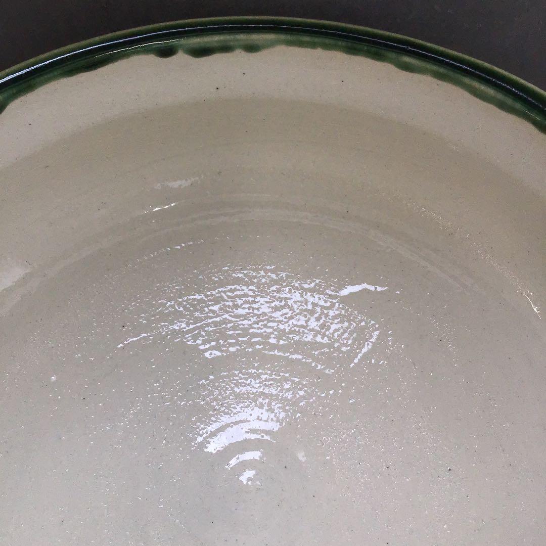 茶道具　水指　織部　五陶　平水指　紙箱　S103MS