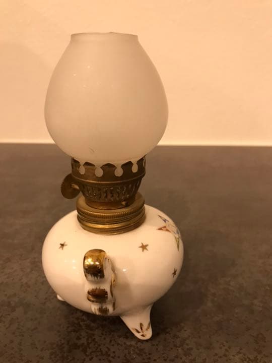 ⭐️超希少品　フリーメイソン　逆五芒星シンボル　ヴィンテージ　当時物オイルランプ⭐️